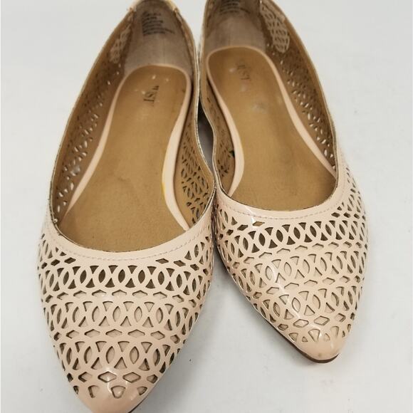 JustFab Pink Flats Loafers Slipons Comfortable Slip on Women's Gifts Size 7.5 - Picture 3 of 9